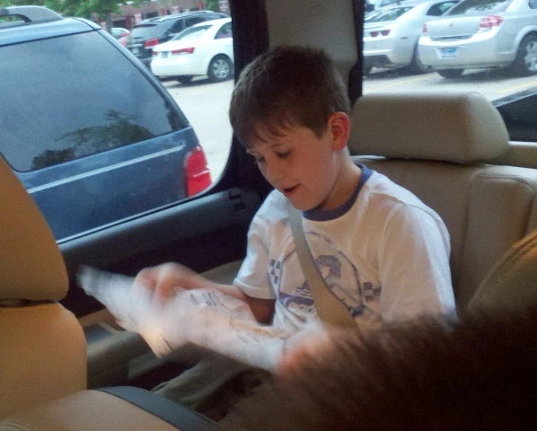 Ethan Reading Newspaper 2 Ethan Reading Newspaper 2
