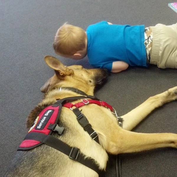 Ranger and child Ranger and child